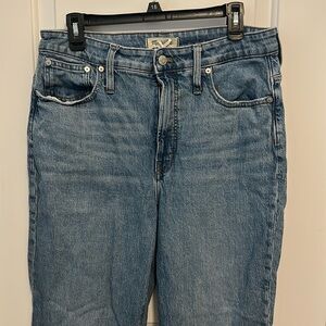 Madewell the curvy perfect vintage straight Jean 31T 31 tall